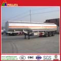 3 Ejes 45000liters Cuello de cisne tipo Fuel Oil Tanker Semi Remolque